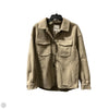Jacket Shirt By Avec Les Filles In Tan, Size: S