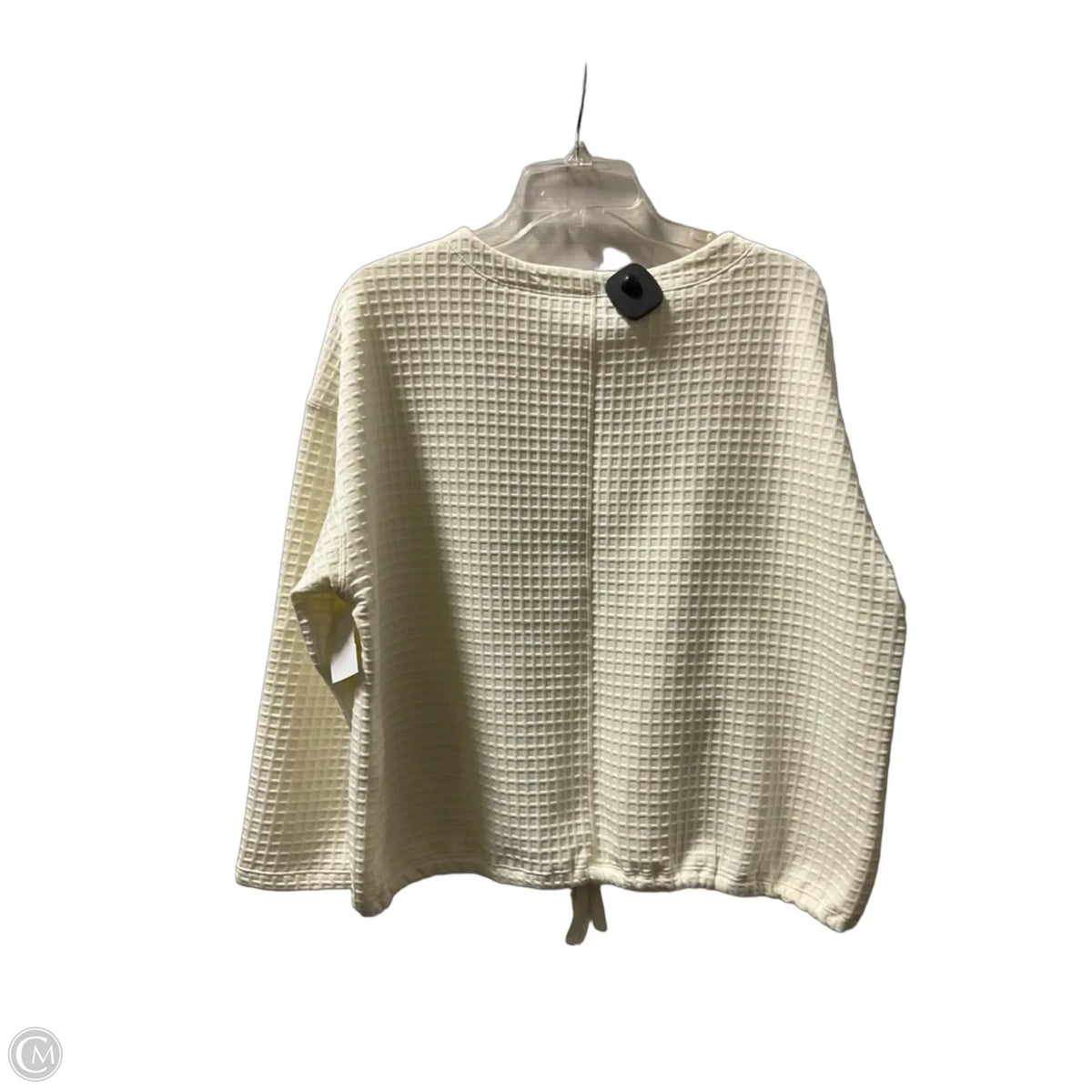 Top Long Sleeve By Max Studio In Cream, Size: L
