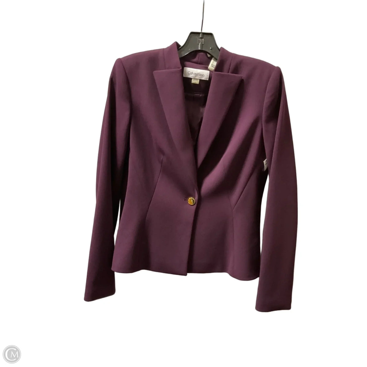 Blazer By Calvin Klein In Purple, Size: 4