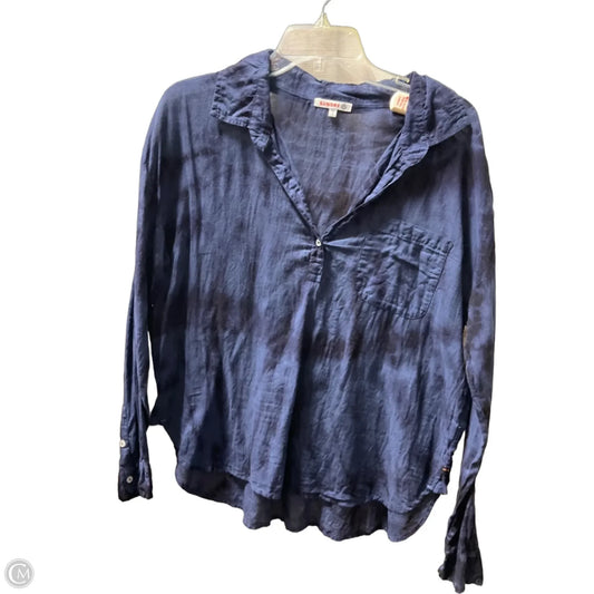 Top Long Sleeve By Sundry In Blue, Size: S