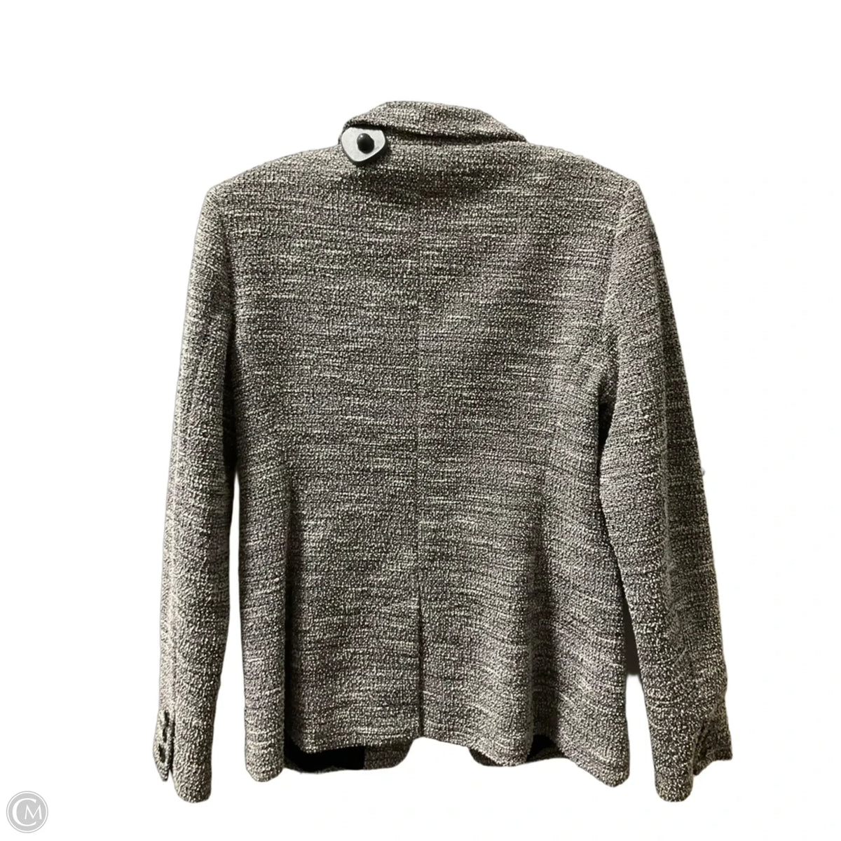 Blazer By Loft In Black & Cream, Size: 4
