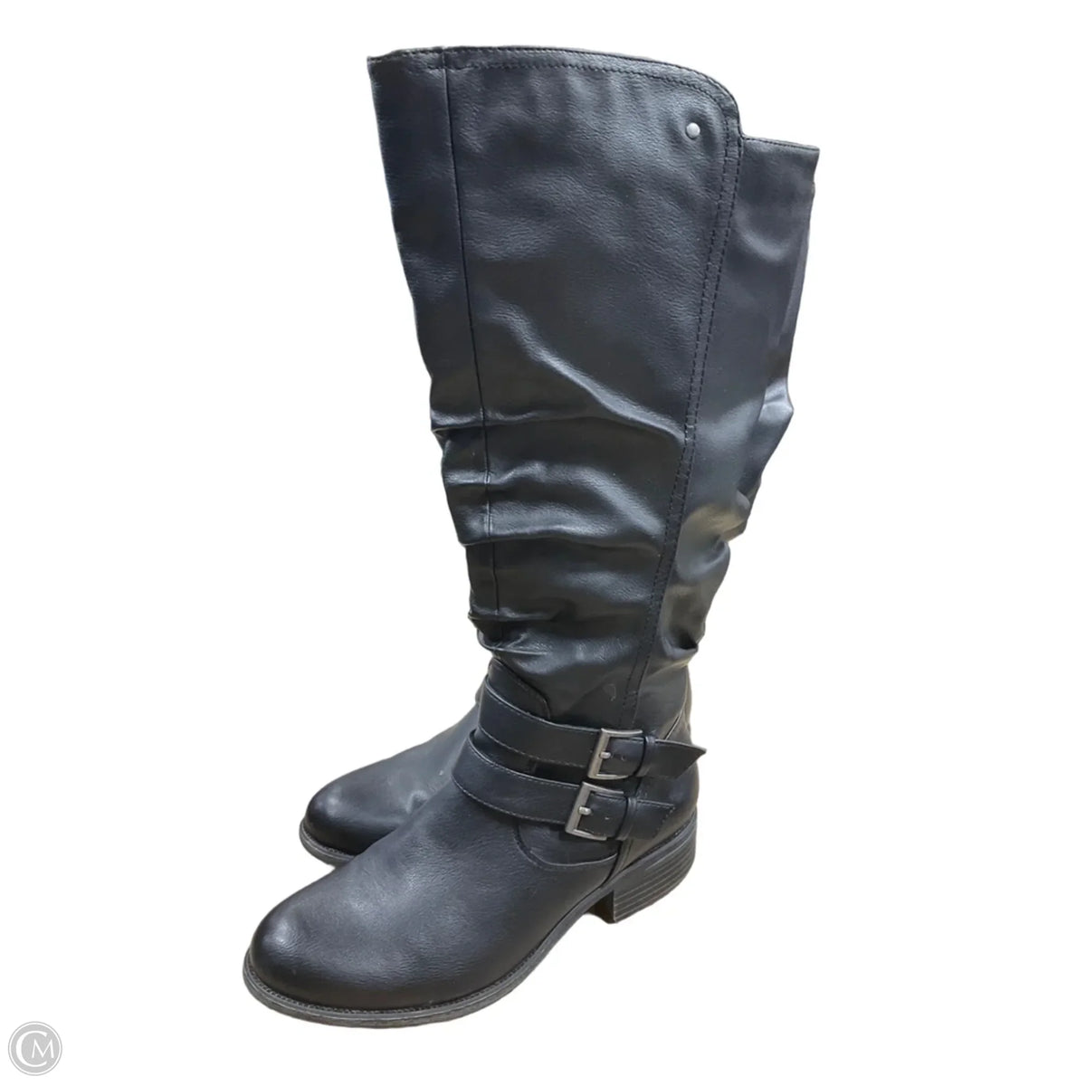Boots Knee Flats By Bare Traps In Black, Size: 8