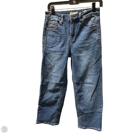 Jeans Wide Leg By Oat In Blue, Size: 4