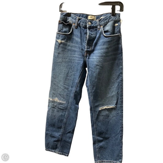 Jeans Straight By Madewell In Blue, Size: 0