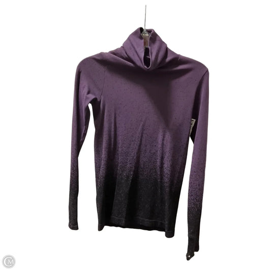 Athletic Top Long Sleeve Collar By Athleta In Purple, Size: S