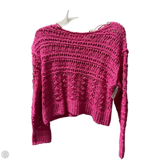 Sweater By Pilcro In Pink, Size: Xxs