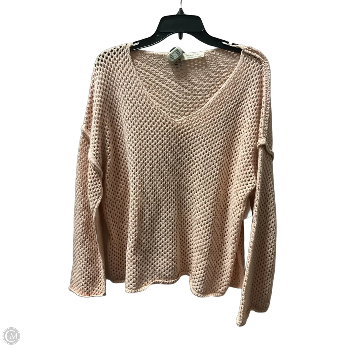 Sweater By Doe & Rae In Peach, Size: S