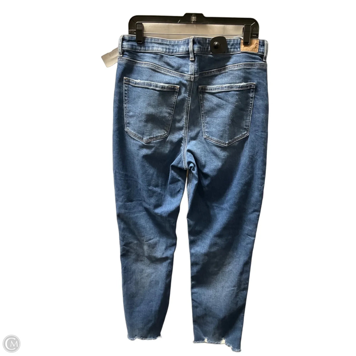 Jeans Straight By American Eagle In Blue, Size: 12
