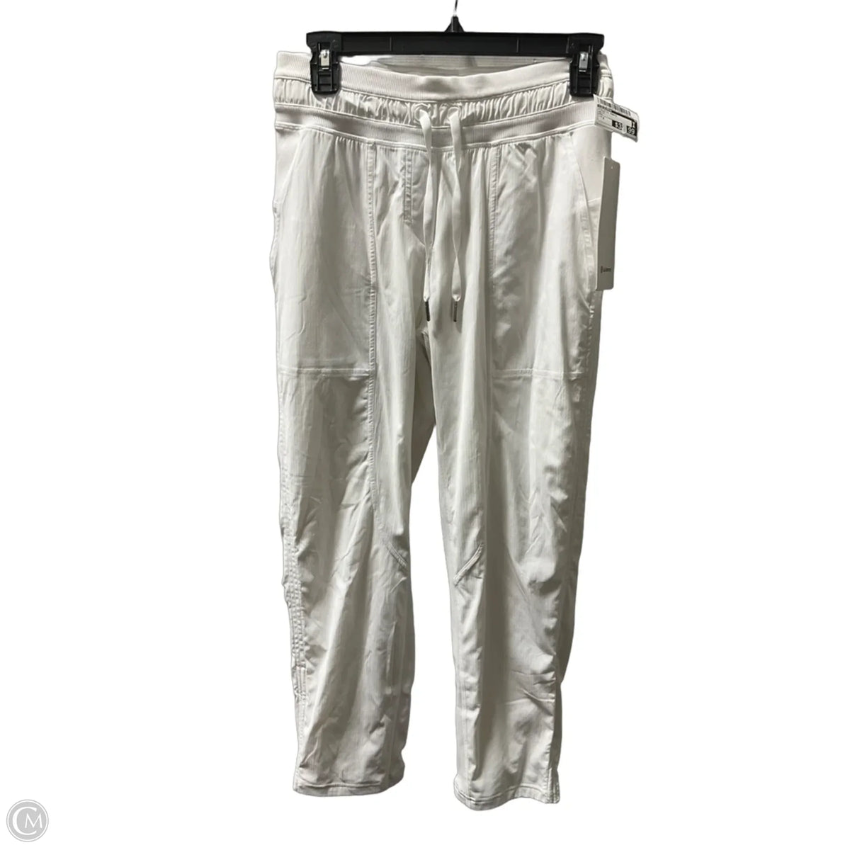Athletic Pants By Lululemon In White, Size: 4