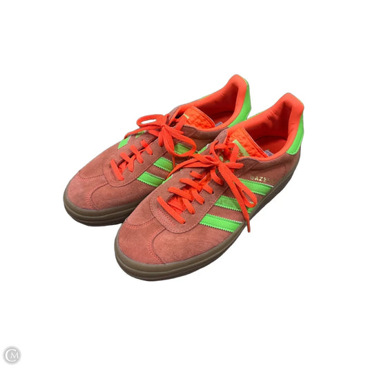 AS IS Shoes Sneakers By Adidas In Green & Orange, Size: 9.5