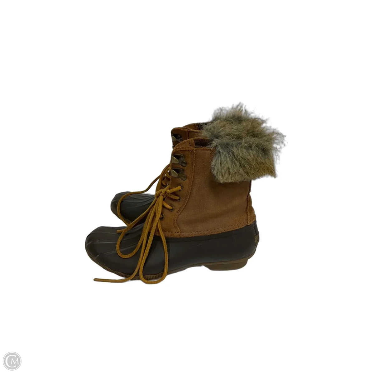 Boots Snow By Sperry In Black & Brown, Size: 8