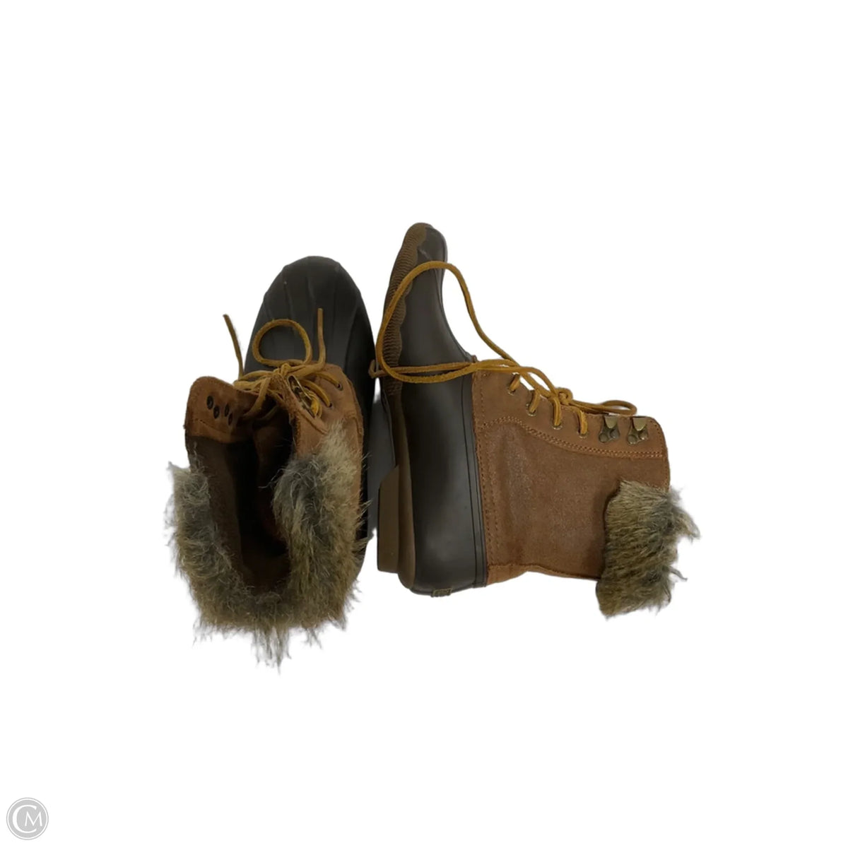 Boots Snow By Sperry In Black & Brown, Size: 8