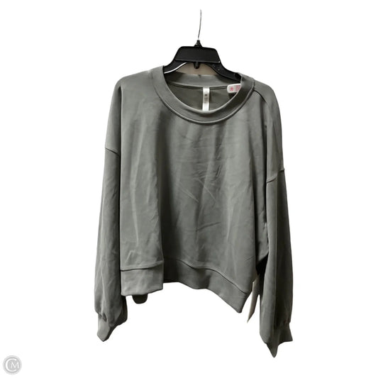 Athletic Sweatshirt Crewneck By Lululemon In Green, Size: 18
