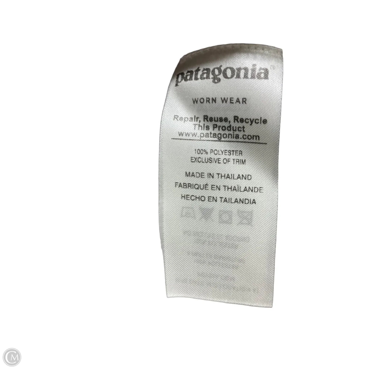 Athletic Jacket By Patagonia In Beige, Size: L