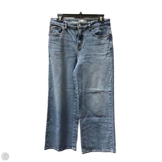 Jeans Wide Leg By Zara In Blue, Size: 4