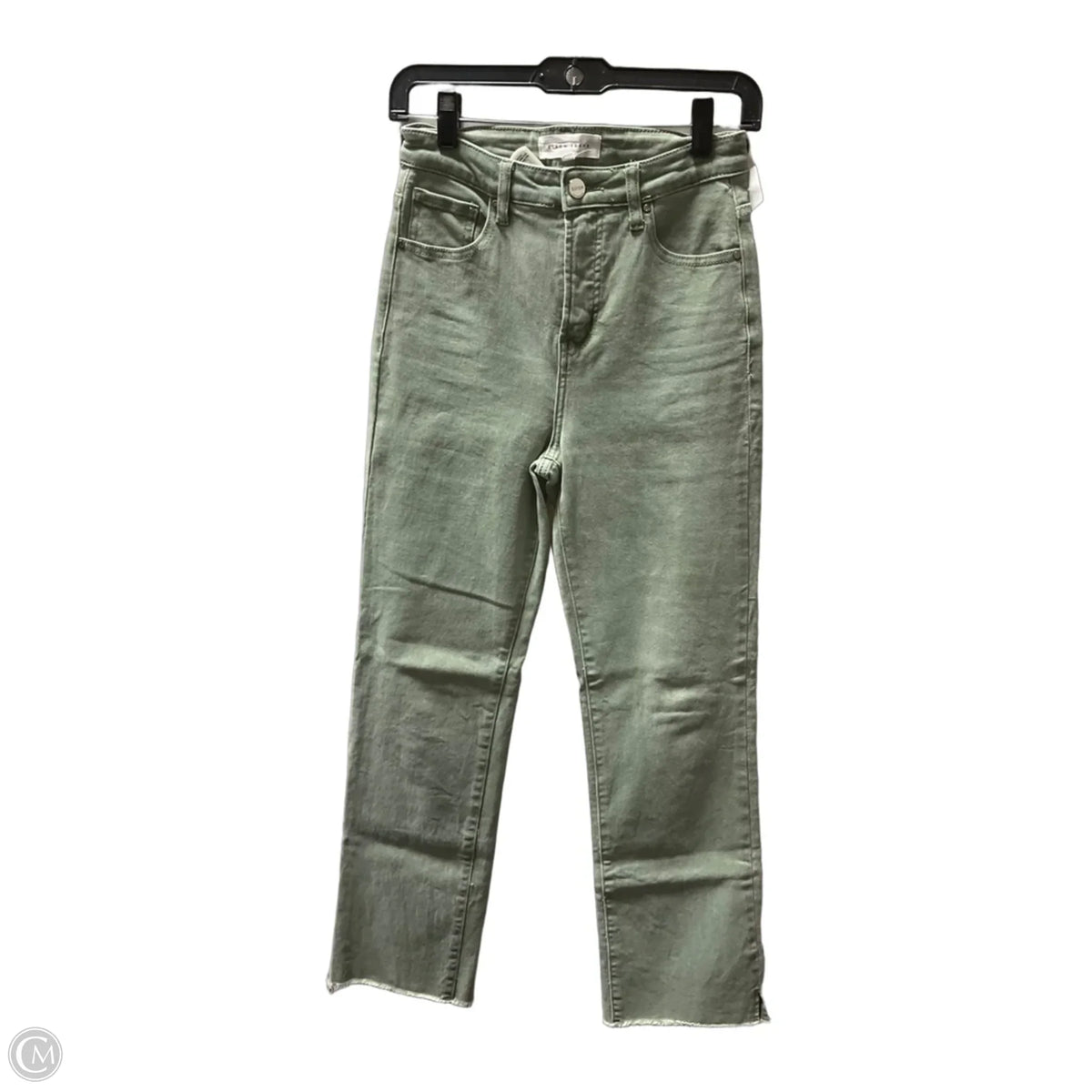 Jeans Straight By Risen In Green, Size: 2