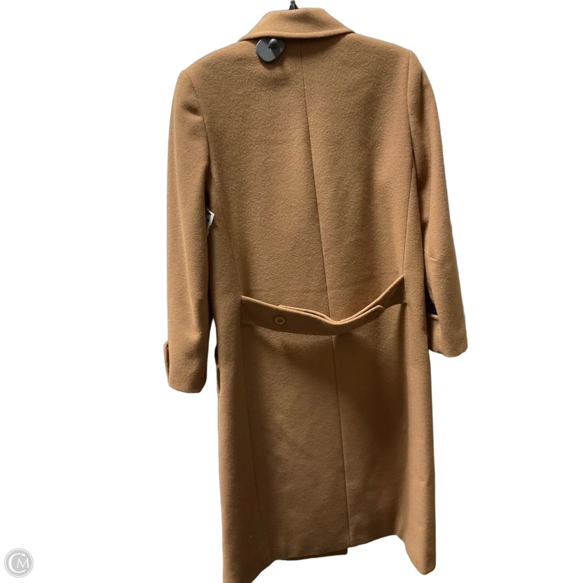 Coat Wool By Cmc In Tan, Size: M
