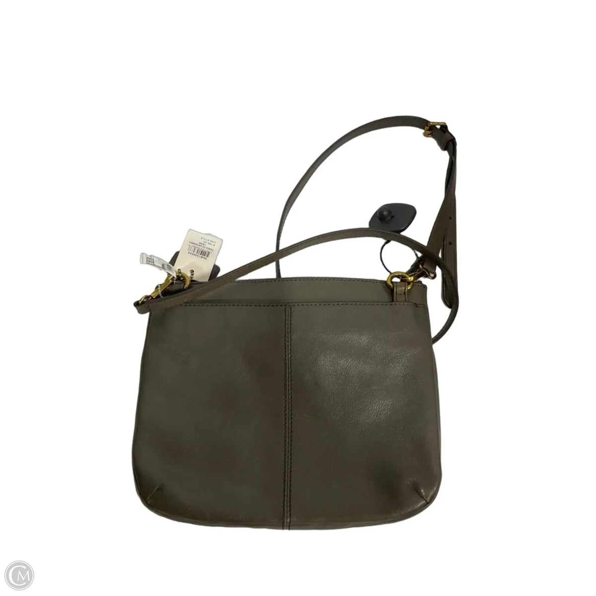 Crossbody Leather By Fossil, Size: Medium