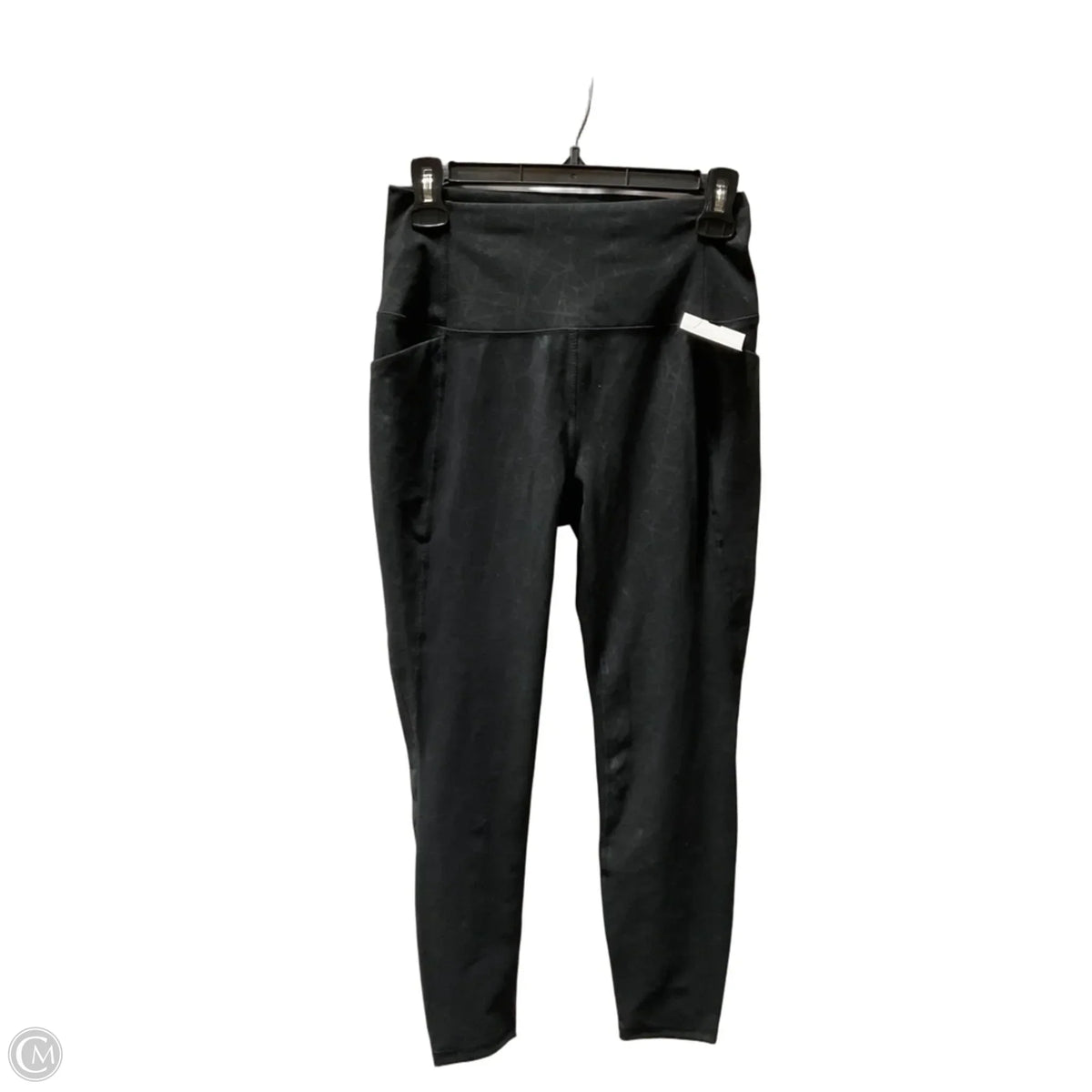 Athletic Leggings By Spyder In Black, Size: M