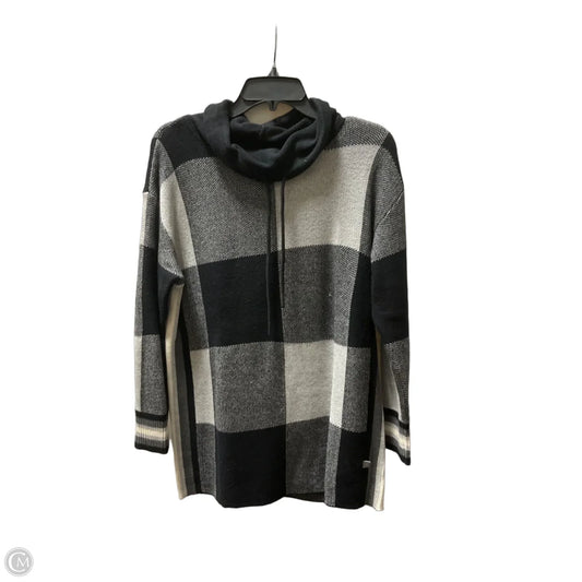 Sweater By Talbots In Black & White, Size: M