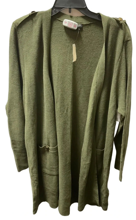 Cardigan By Talbots In Green, Size: 2x