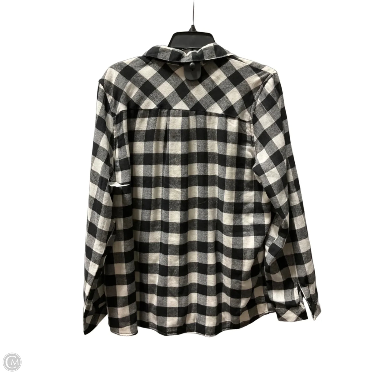 Jacket Shirt By Cmf In Checkered Pattern, Size: 1x