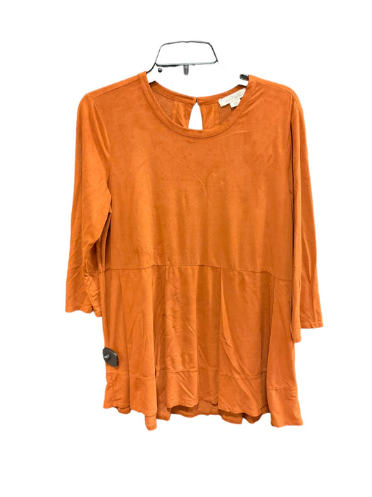 Rust Top Long Sleeve Simply Noelle, Size S