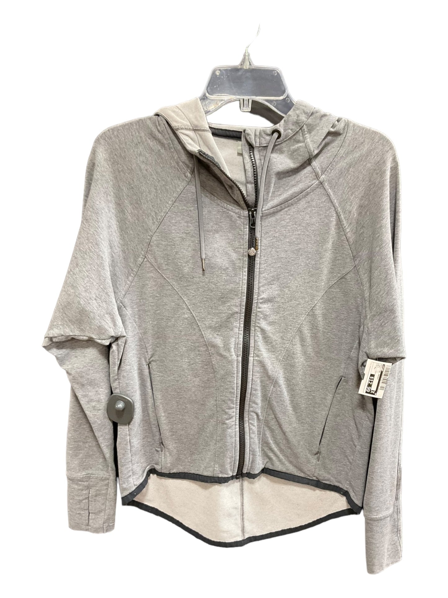 Grey Athletic Jacket Gaiam, Size Xs