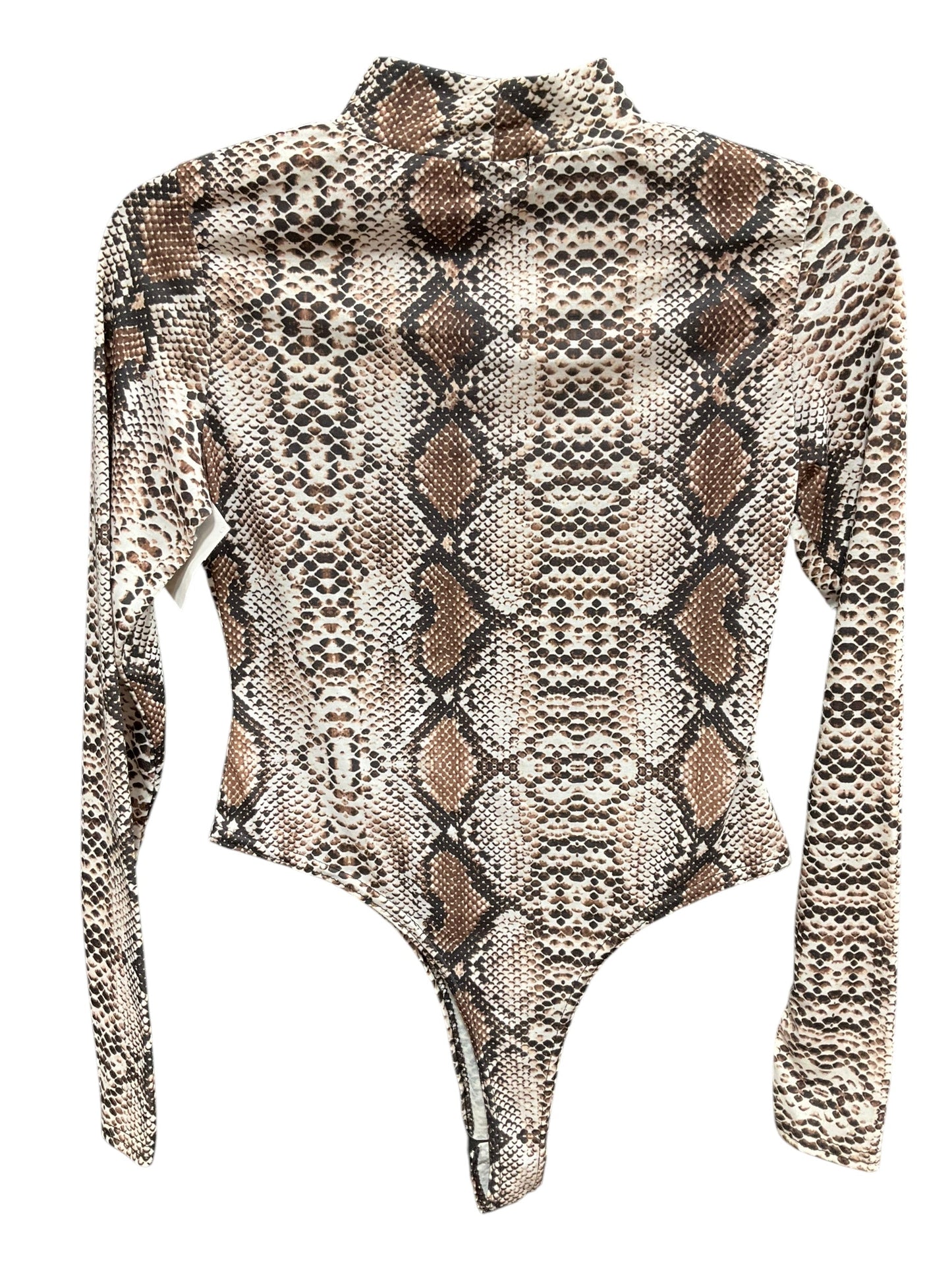 Bodysuit By Nasty Gal In Leopard Print, Size: M