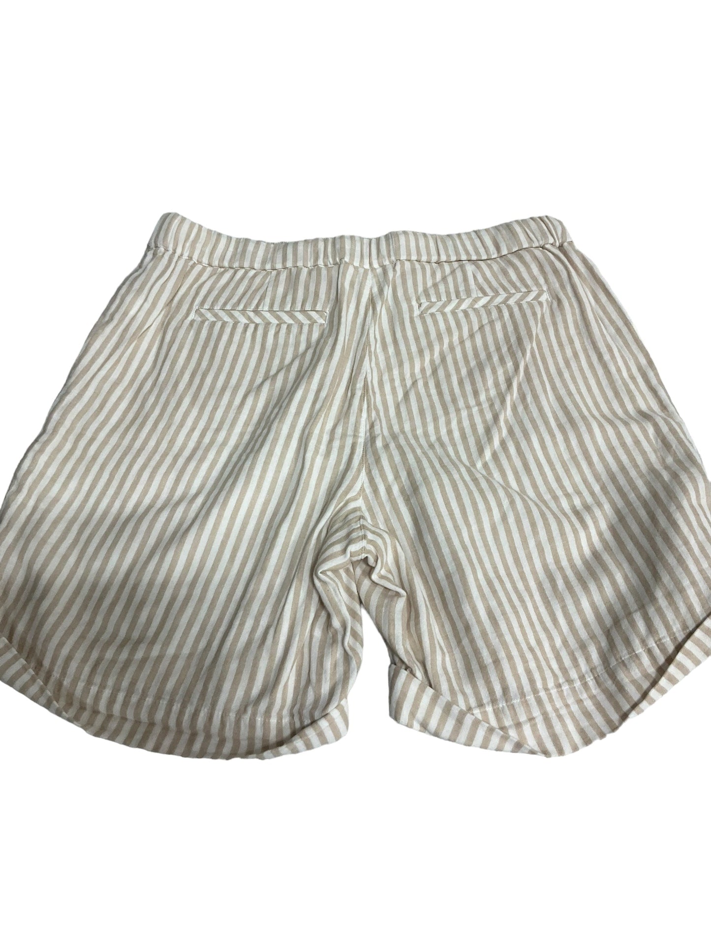 Tan & White Shorts J. Jill, Size S