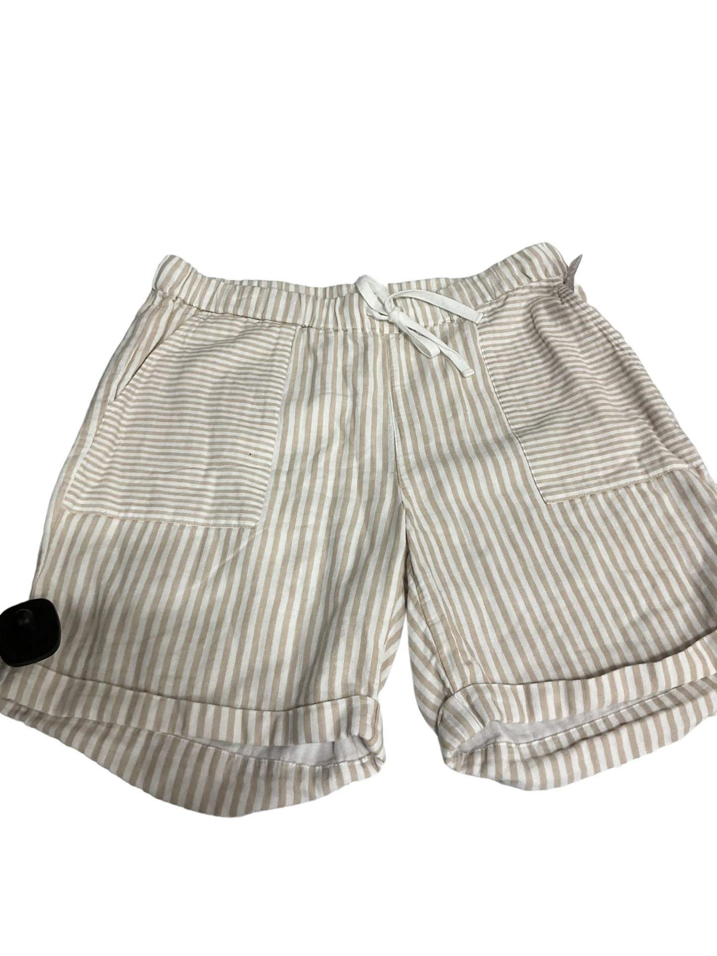Tan & White Shorts J. Jill, Size S