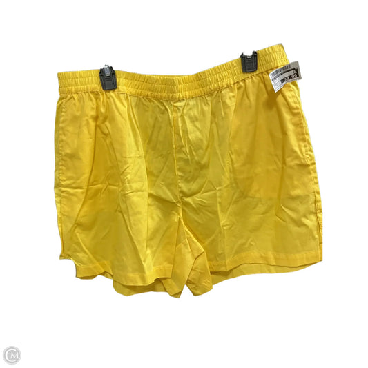 Shorts By New York And Co In Yellow, Size: L