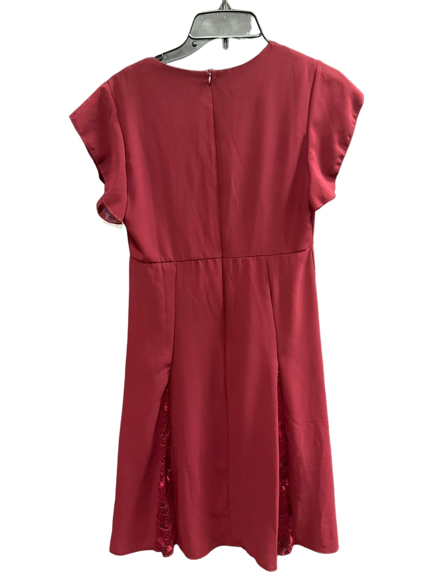 Red Dress Casual Midi Cupshe, Size S