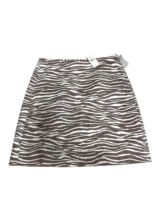 Zebra Print Skirt Mini & Short Loft, Size 2