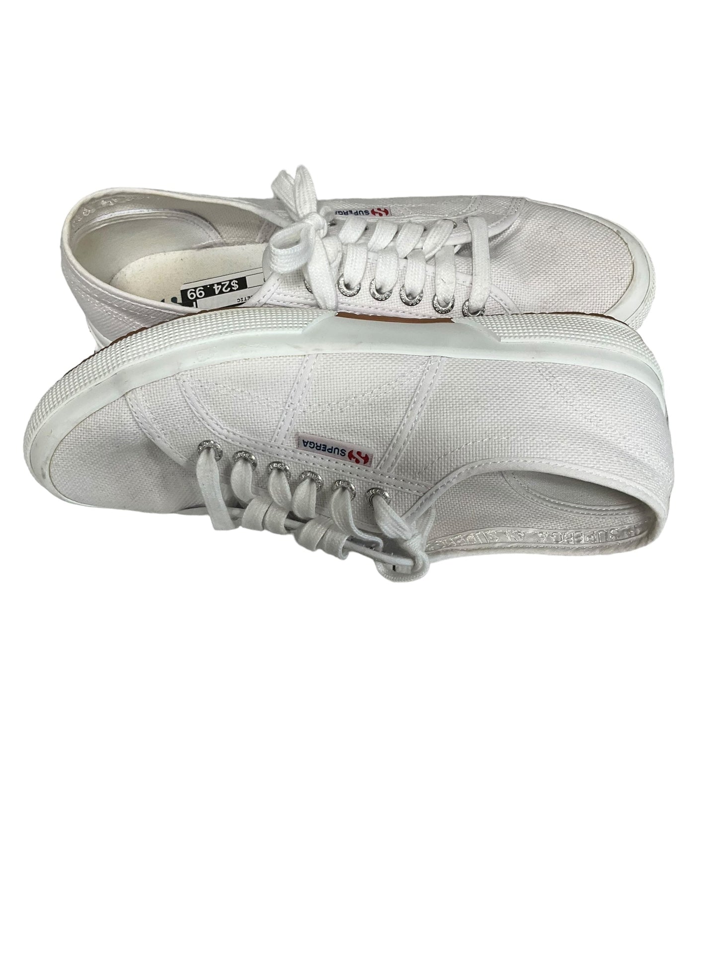 Cream Shoes Athletic Superga, Size 10