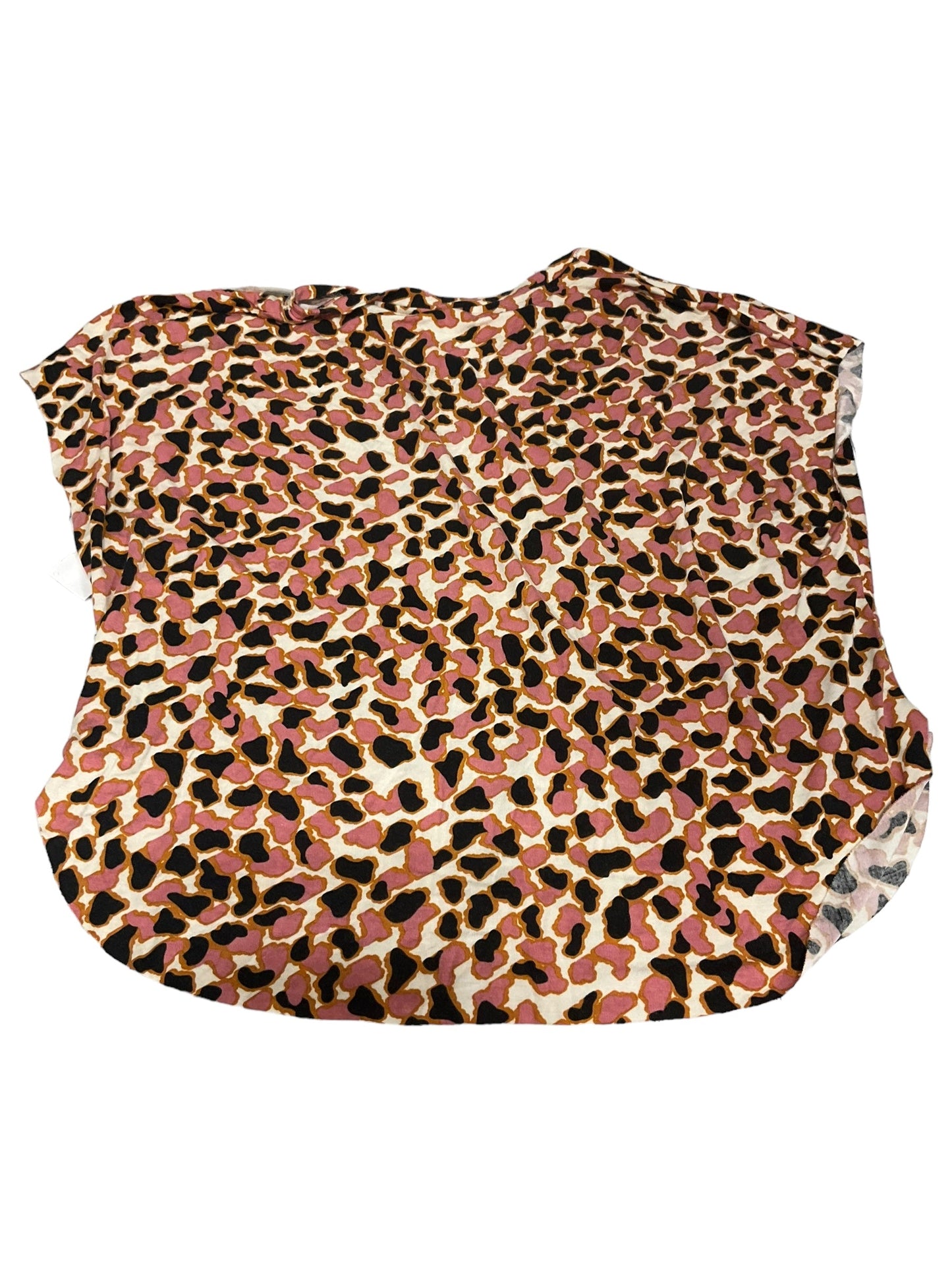 Animal Print Top Short Sleeve Basic Anna & Ava, Size Onesize