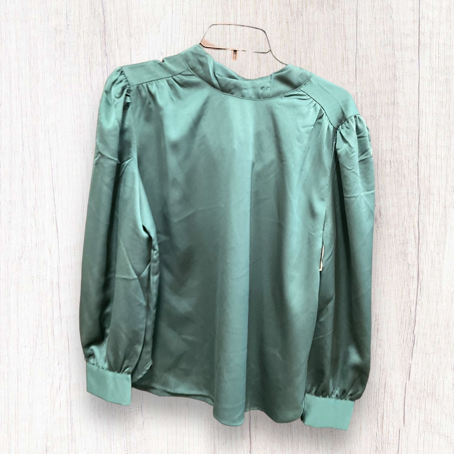 Green Top Long Sleeve Loft, Size M