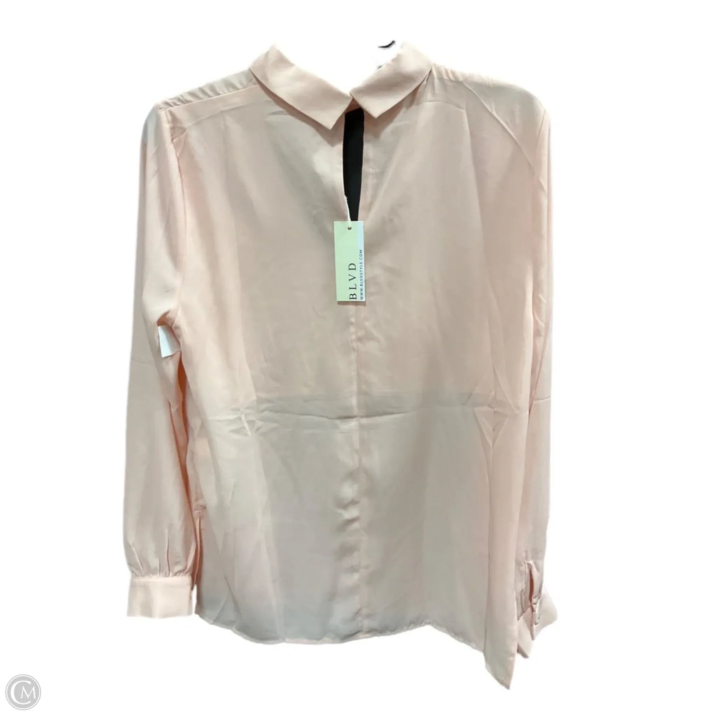 Top Long Sleeve By Clothes Mentor In Peach, Size: L