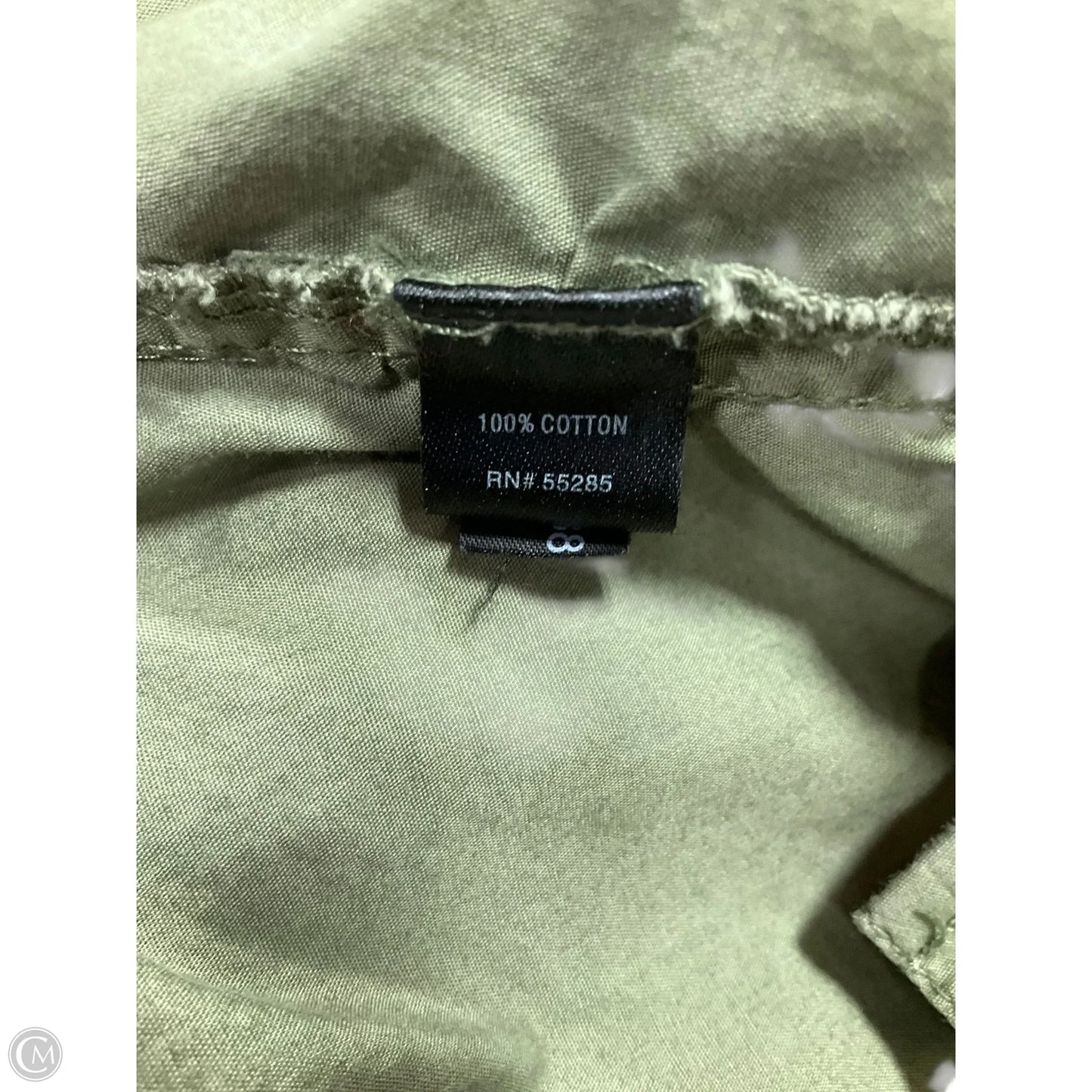 Blouse Long Sleeve By Express In Green, Size: Xs