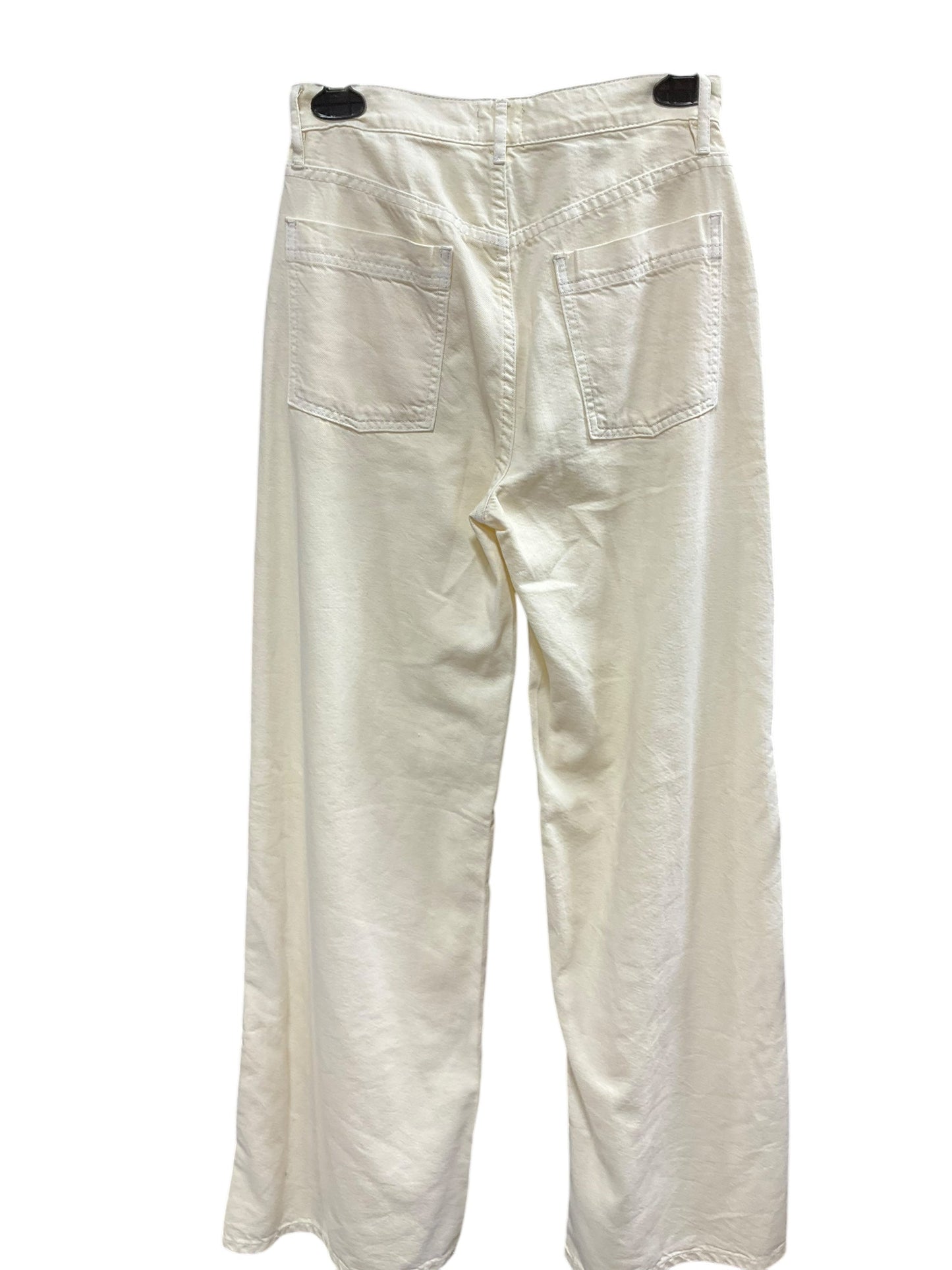 Jeans Wide Leg By J. Crew In Yellow, Size: 2