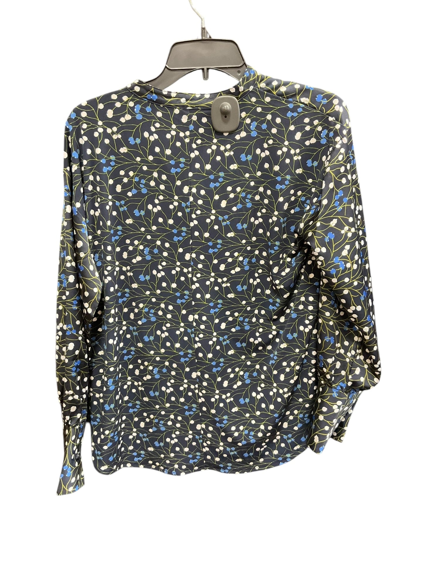 Top Long Sleeve By Ann Taylor In Blue, Size: S