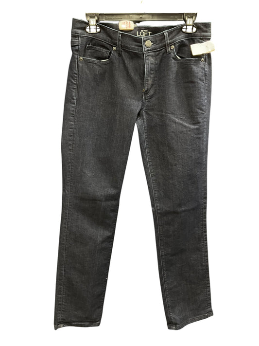 Jeans Straight By Loft In Blue Denim, Size: 6