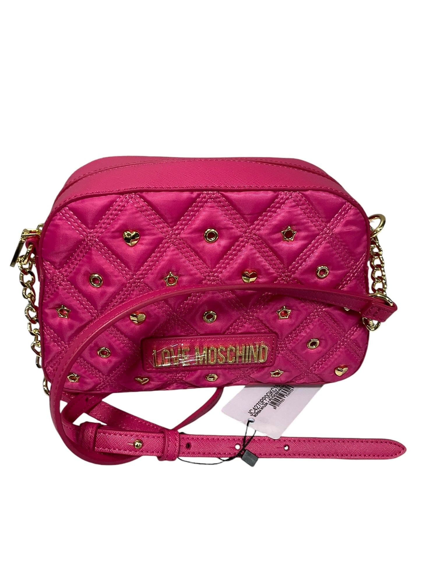 Handbag Designer By Moschino, Size: Small