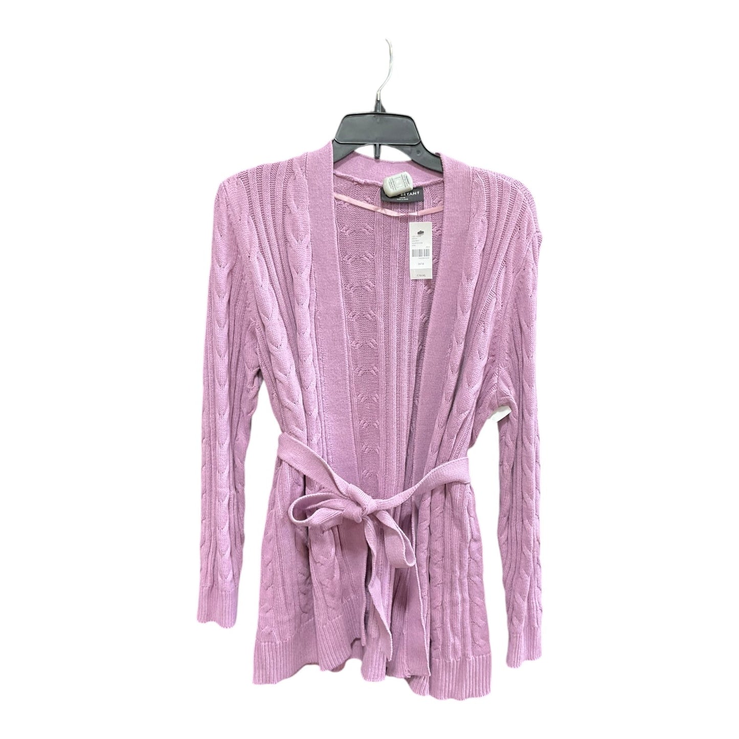 Sweater Cardigan By Lane Bryant In Purple, Size: 1x