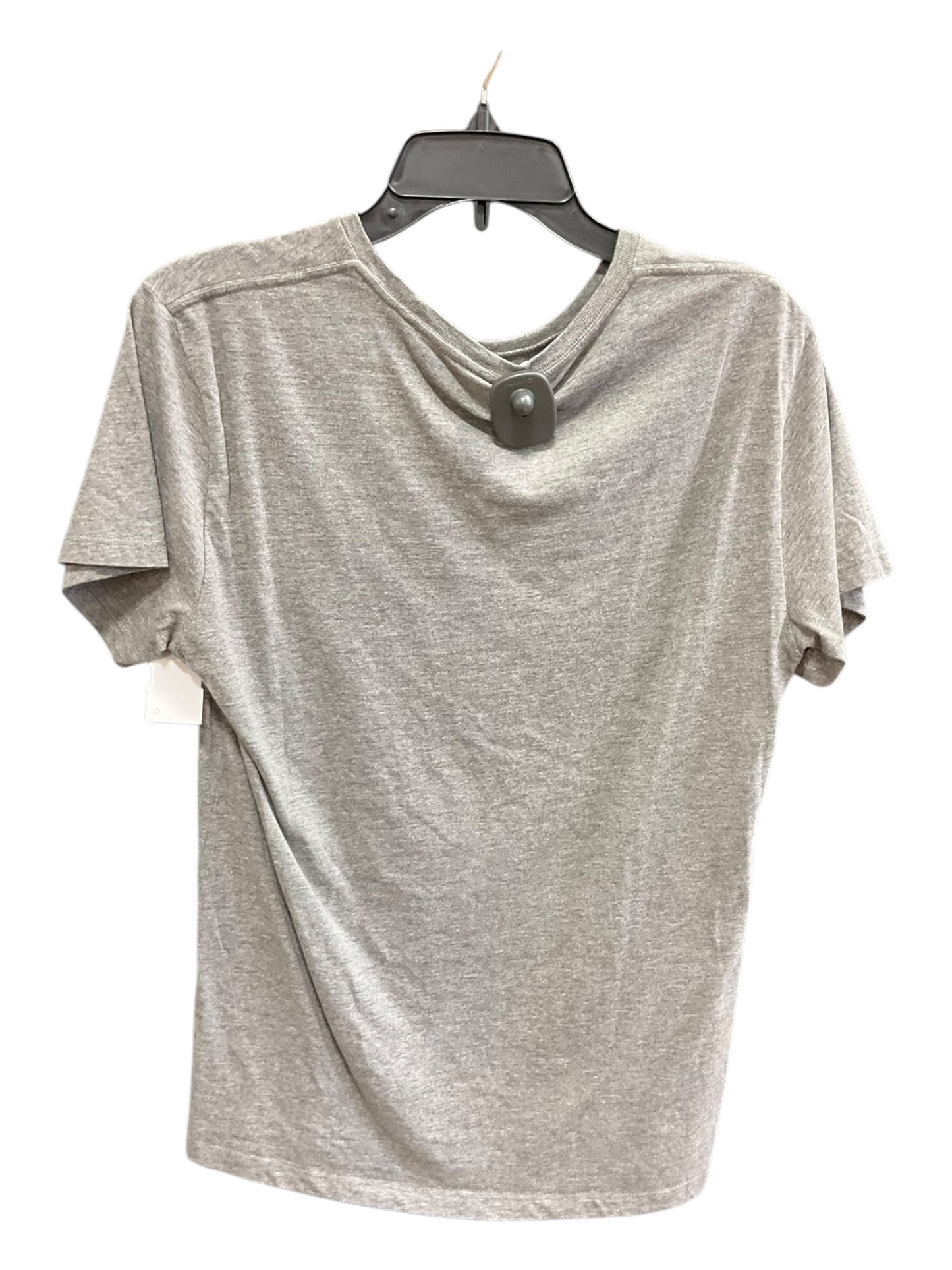 Athletic Top Short Sleeve By Clothes Mentor In Grey, Size: M