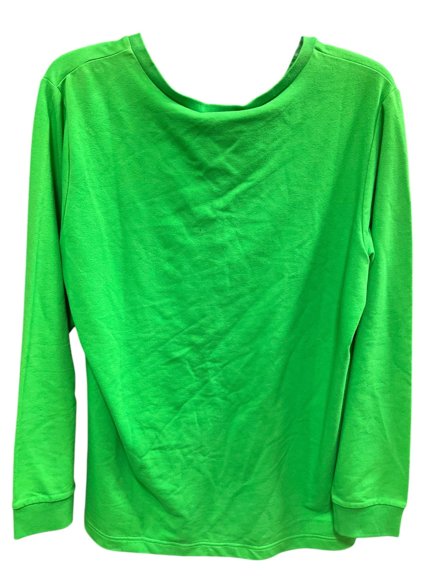 Top 3/4 Sleeve Basic By Clothes Mentor In Green, Size: M