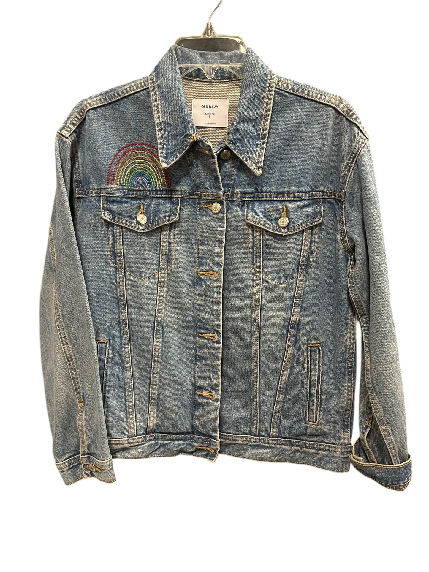 Jacket Denim By Old Navy In Blue Denim, Size: S