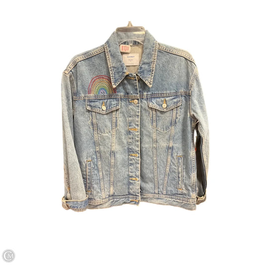 Jacket Denim By Old Navy In Blue Denim, Size: S