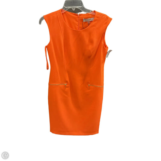 Dress Casual Short By Kasper In Orange, Size: Xs