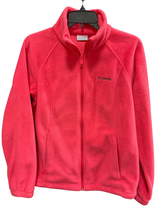 Jacket Fleece By Columbia In Pink, Size: M